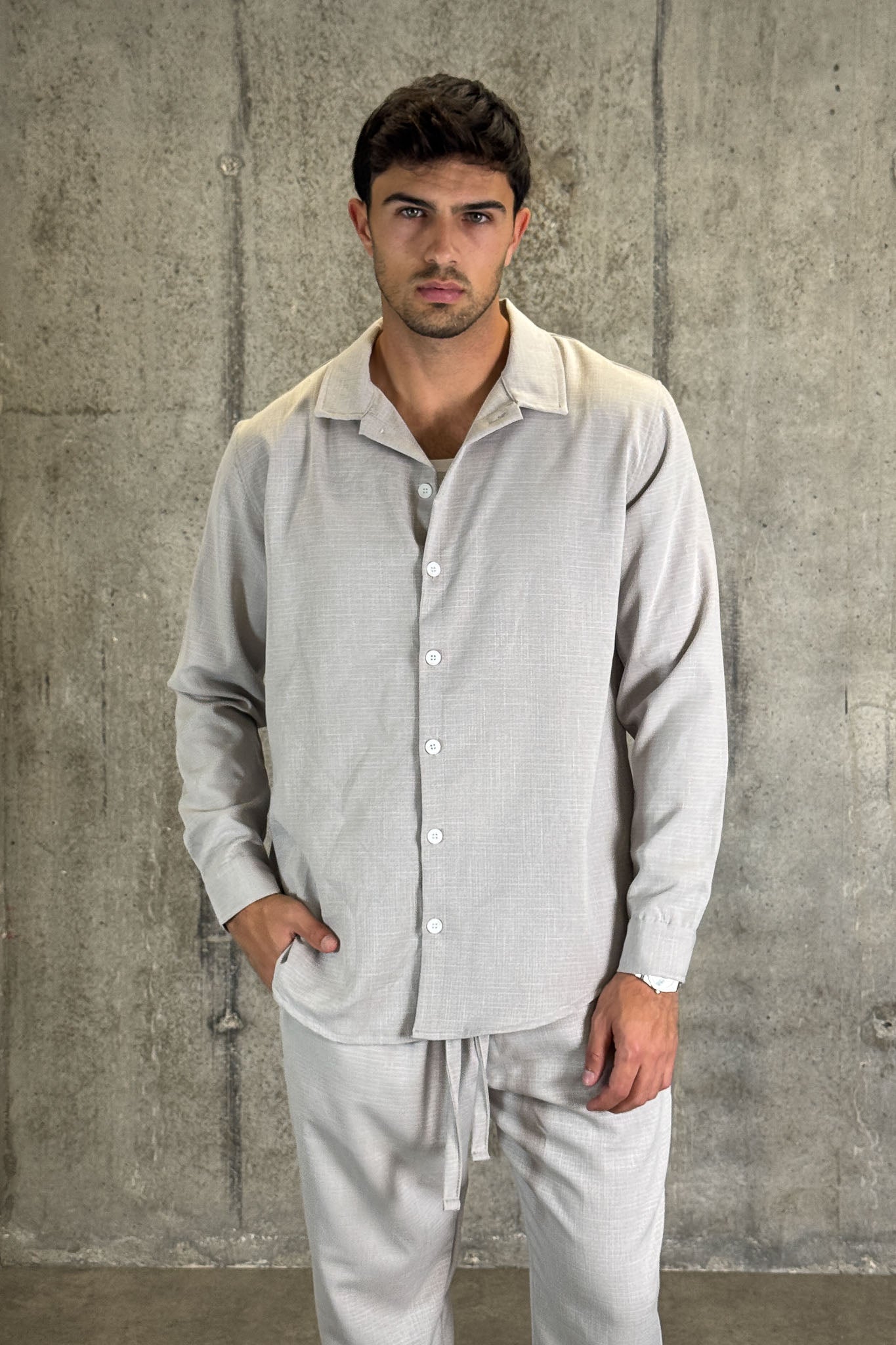 מכופתרת חורפית – HAVEN (אפור)