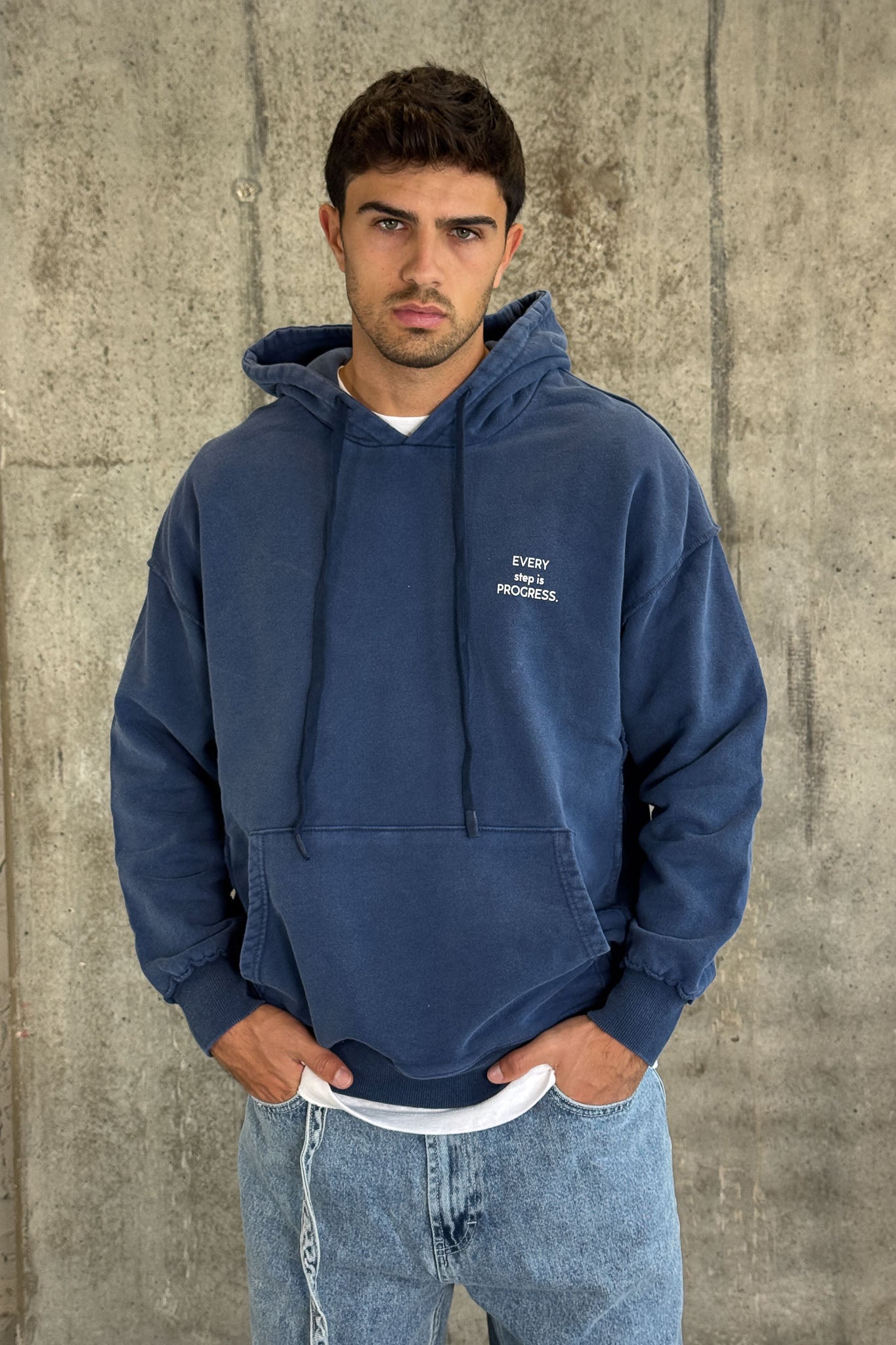 פוטר קפוצ׳ון קלאסי – EVERY STEP (כחול כהה)