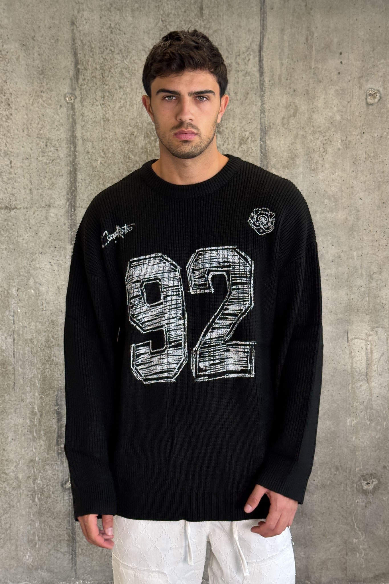 סריג חורפי עם הדפס – NINETY TWO