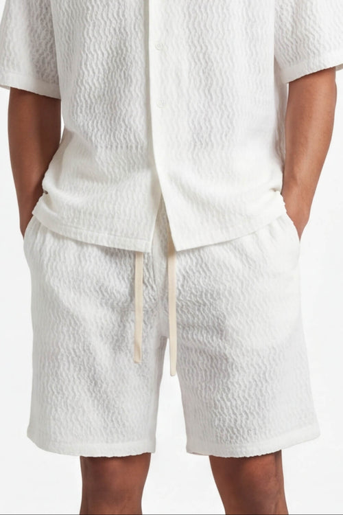 מכנס קצר – Wave Texture Shorts