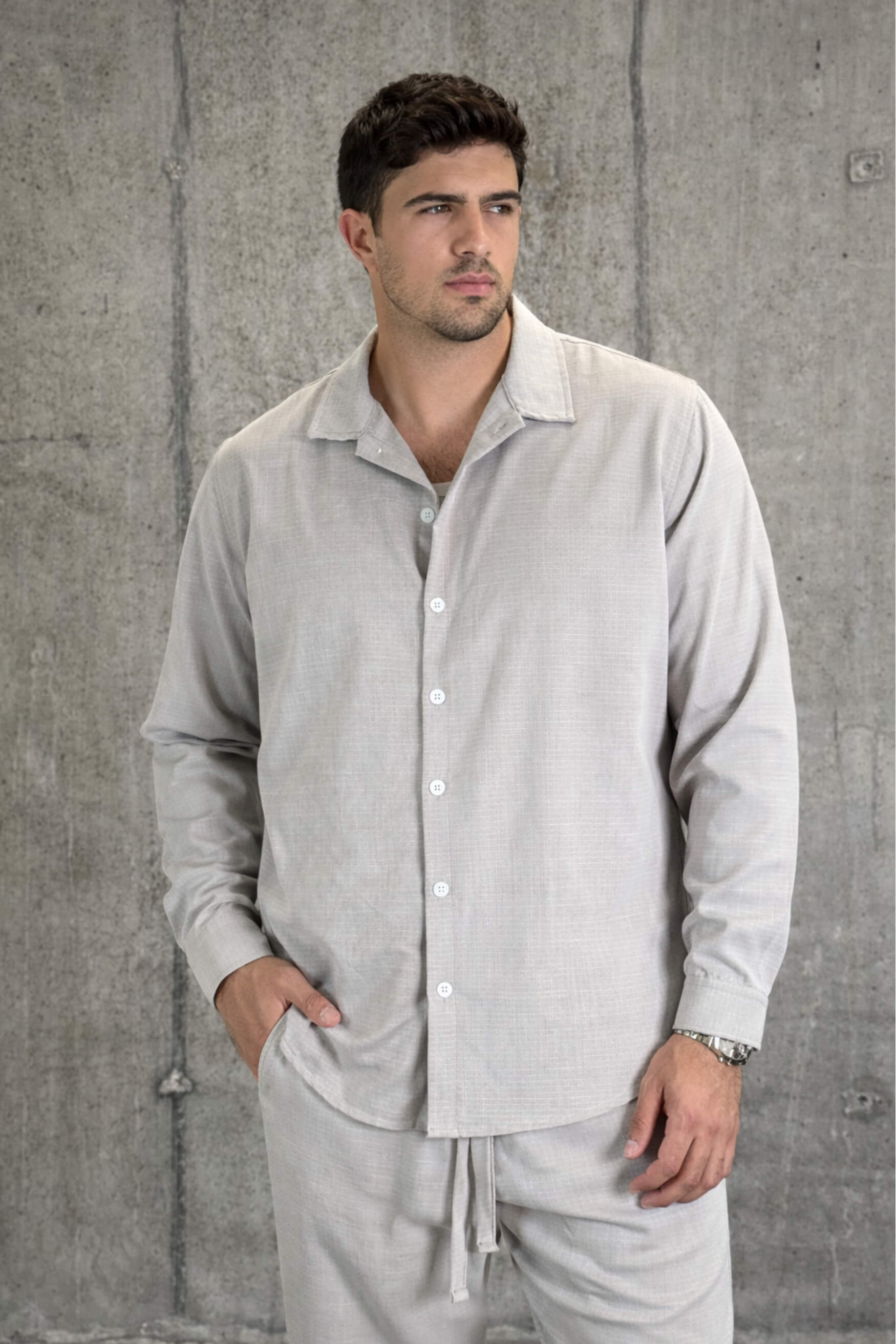 מכופתרת חורפית – HAVEN (אפור)