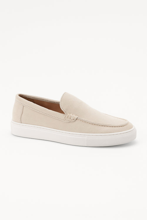 מוקסין סניקר בז׳ בהיר – Flex Loafer